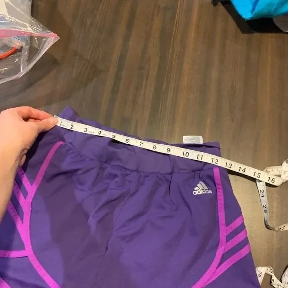 Adidas‎ Purple Climalite Gym Shorts - Picture 8 of 8
